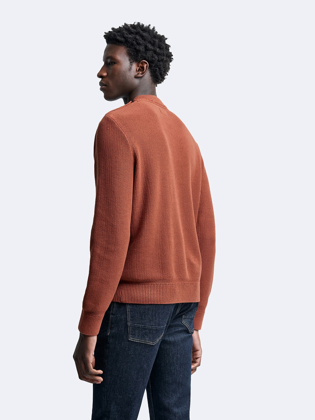 Pull col rond en coton - DEVRED 1902