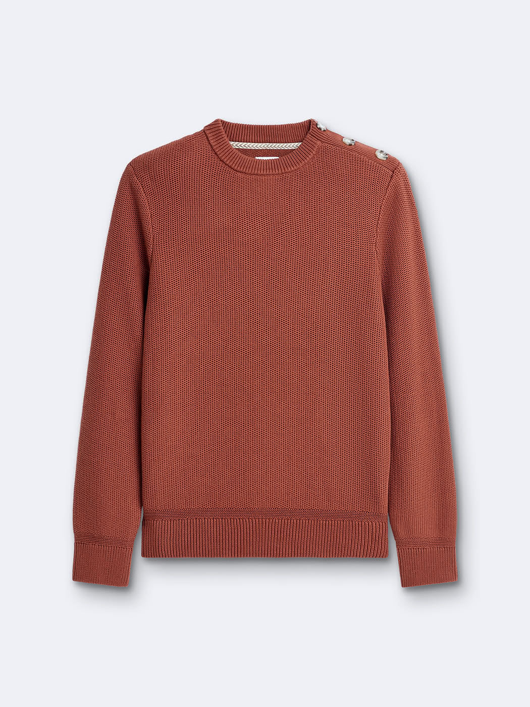 Pull col rond en coton - DEVRED 1902