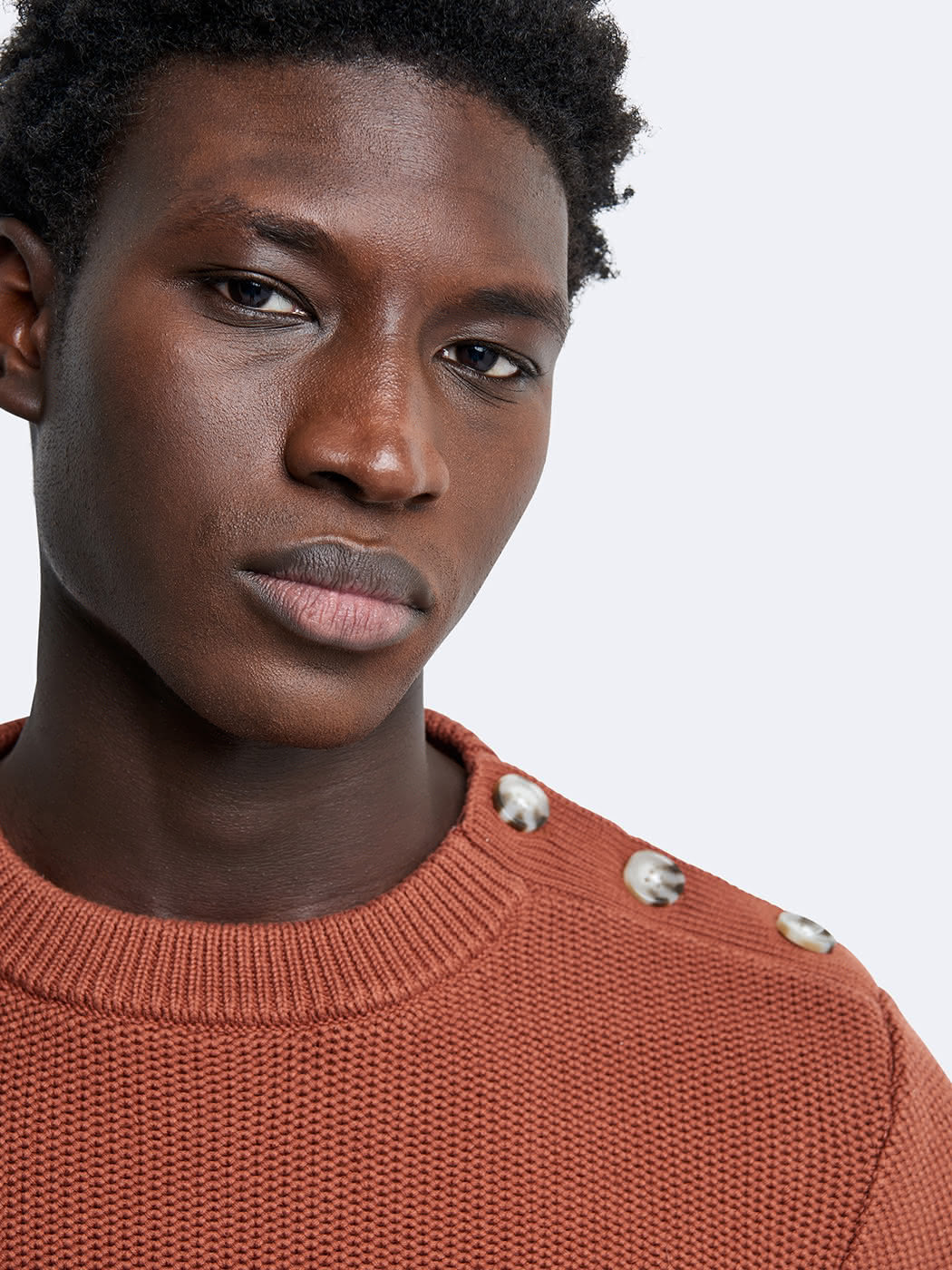 Pull col rond en coton - DEVRED 1902
