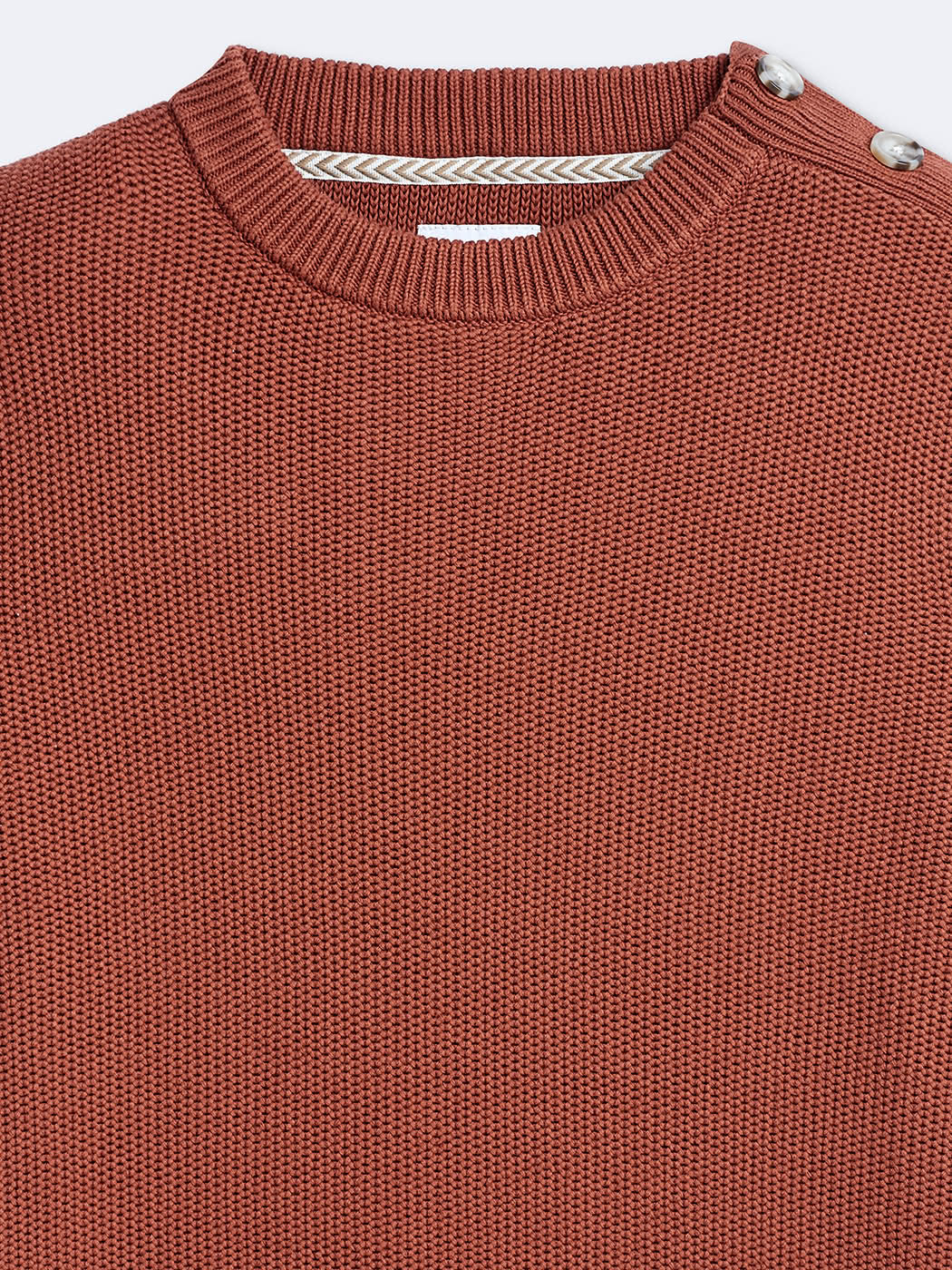 Pull col rond en coton - DEVRED 1902