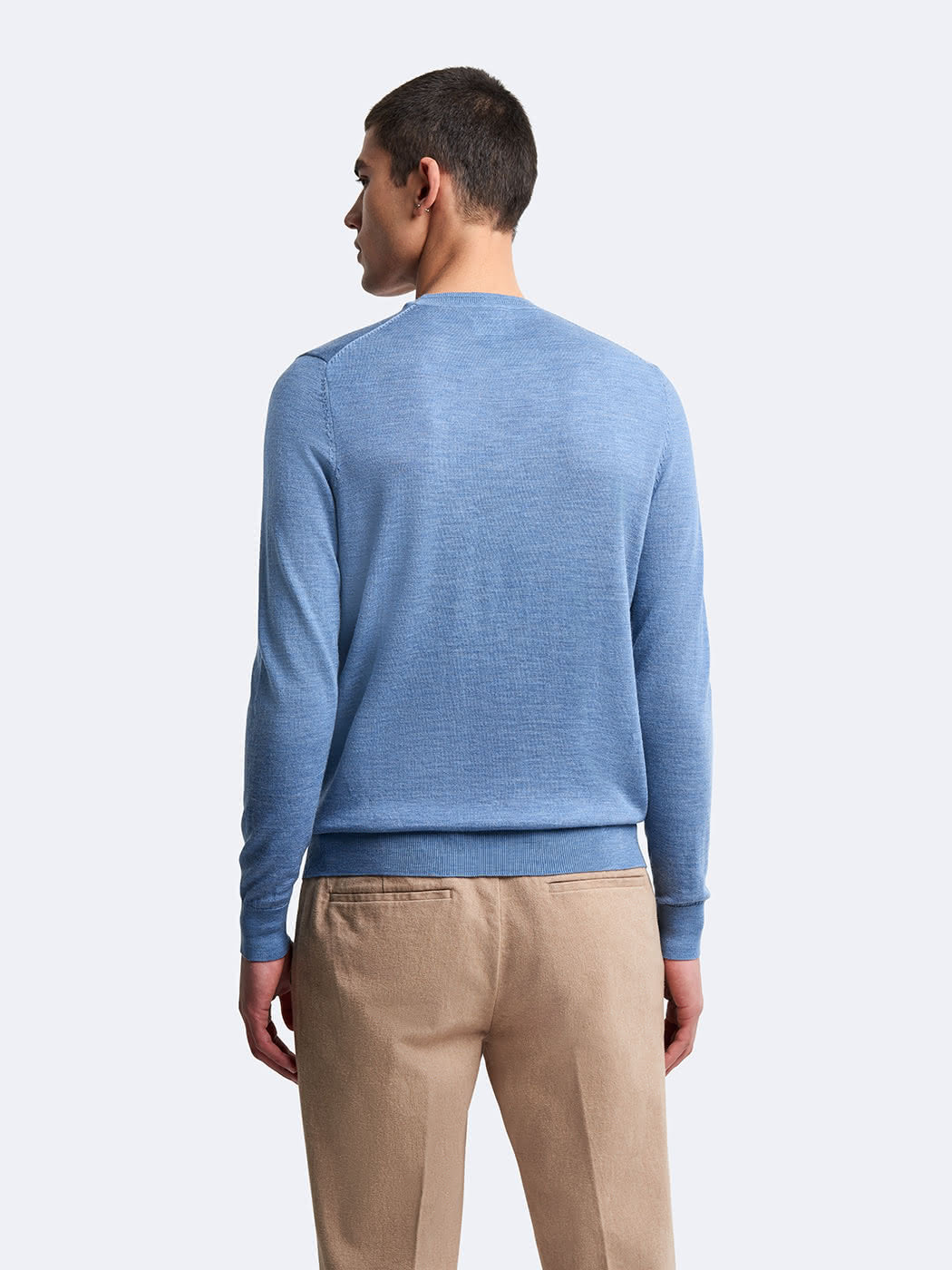 Pull col rond en laine mérinos - DEVRED 1902