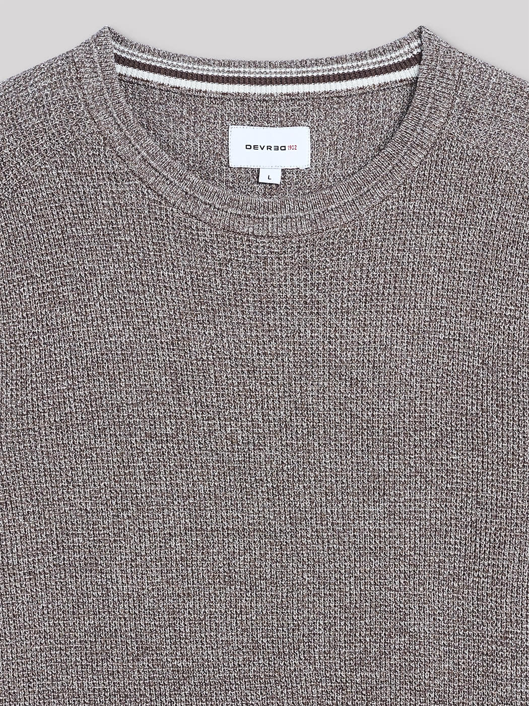 Pull col rond en coton - DEVRED 1902