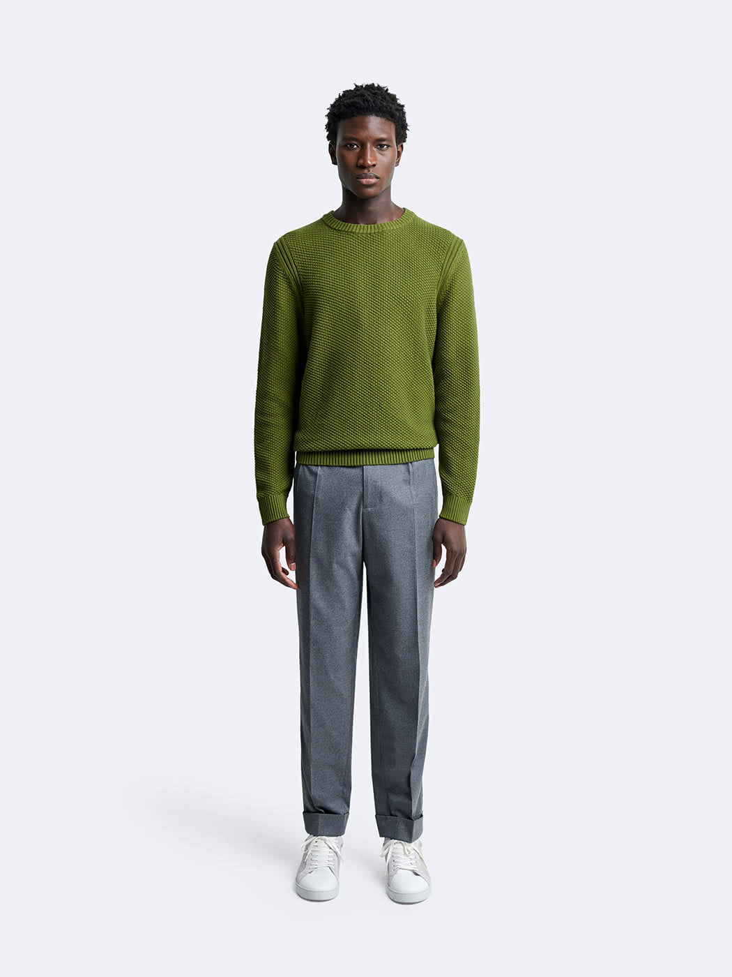 Pull col rond en coton - DEVRED 1902