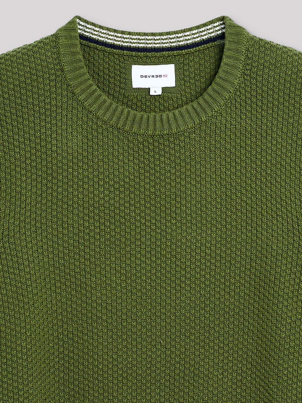 Pull col rond en coton - DEVRED 1902