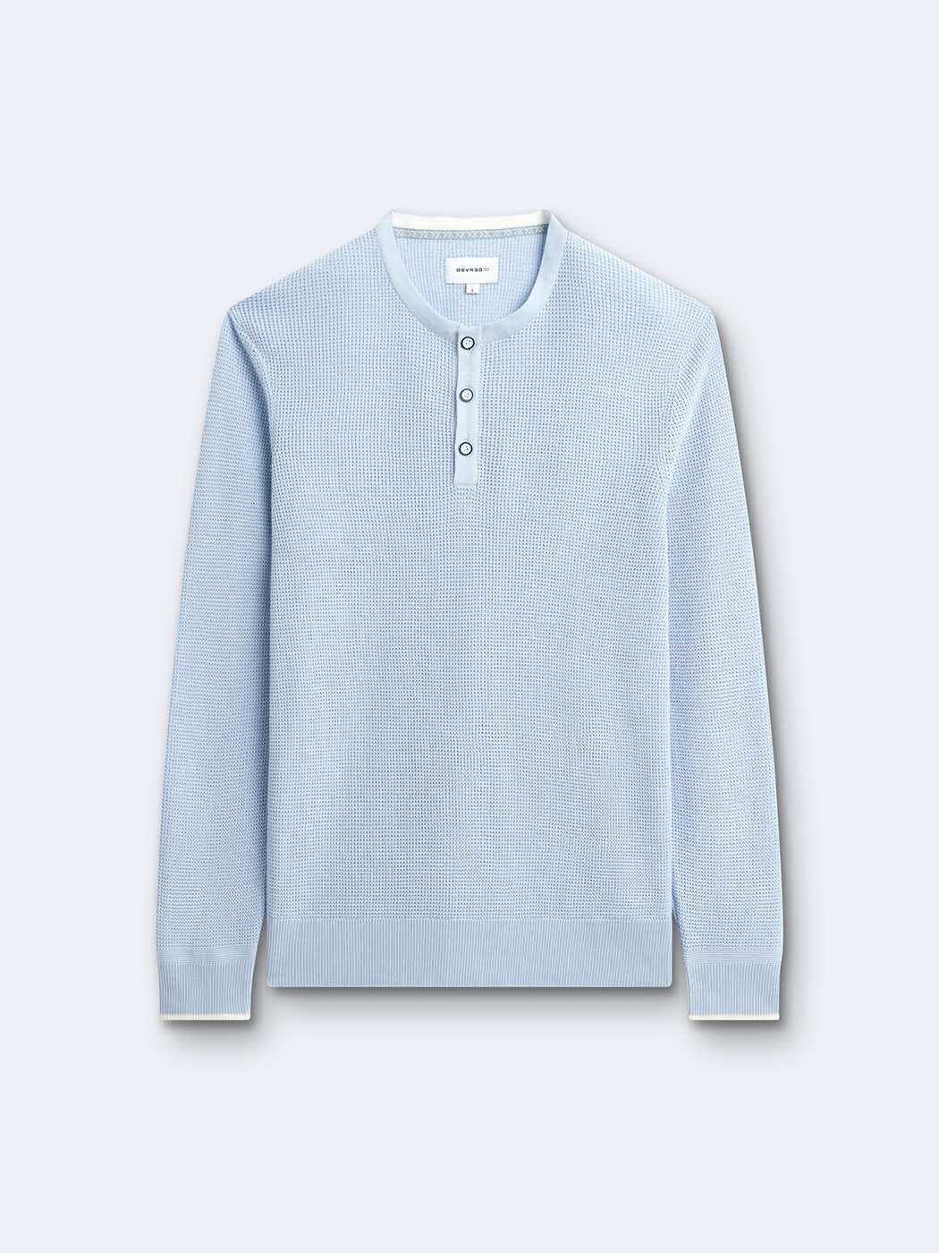 Pull col tunisien en coton - DEVRED 1902