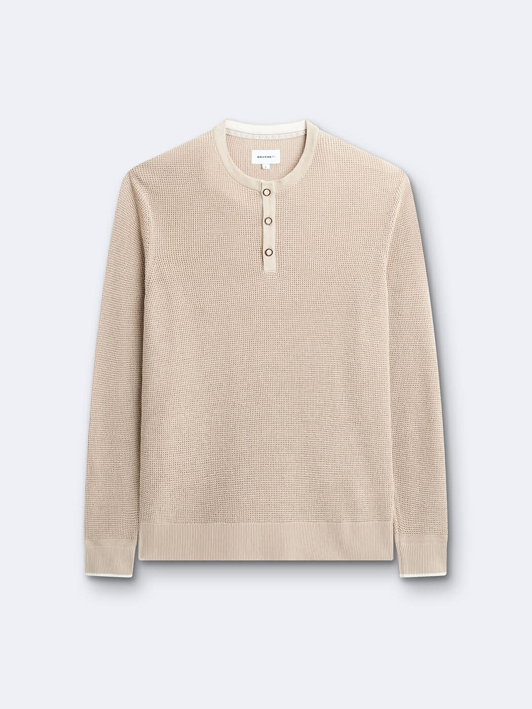 Pull col tunisien en coton - DEVRED 1902