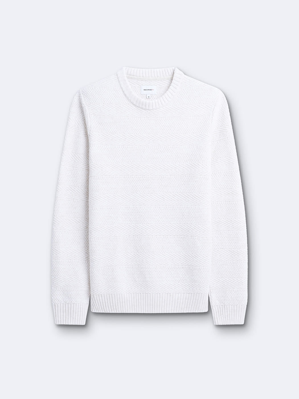 Pull col rond en coton mélangé - DEVRED 1902