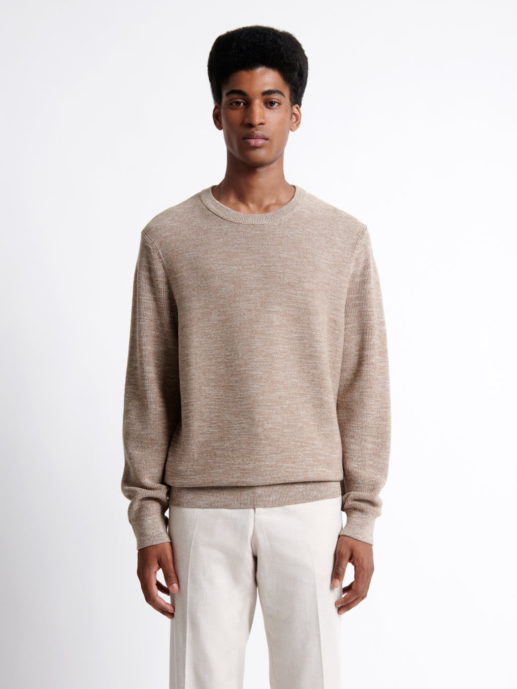 Pull col rond 100% coton - DEVRED 1902