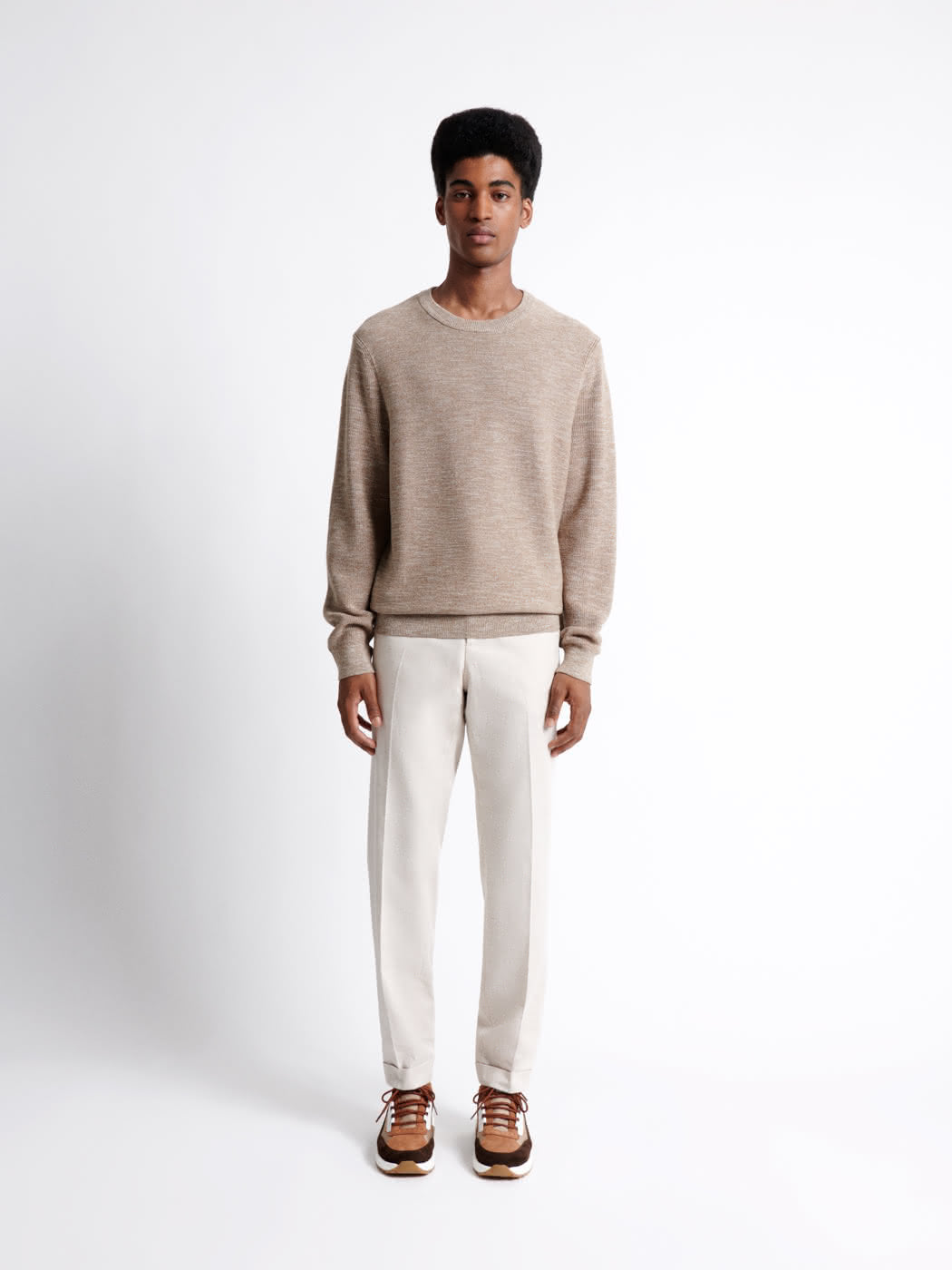 Pull col rond 100% coton - DEVRED 1902