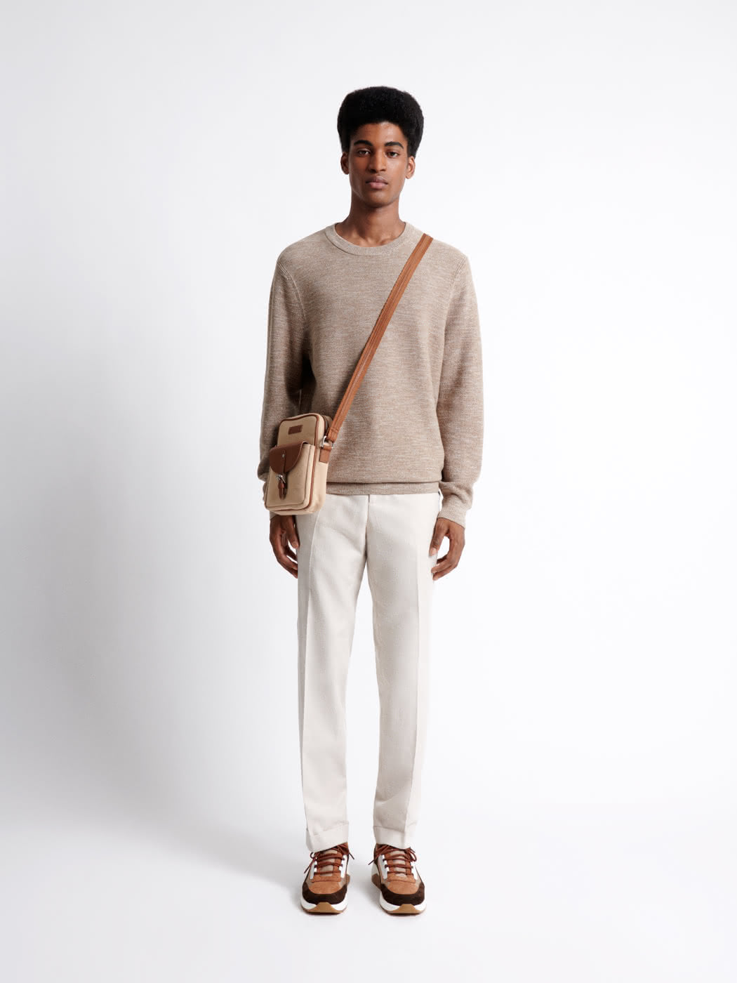 Pull col rond 100% coton - DEVRED 1902