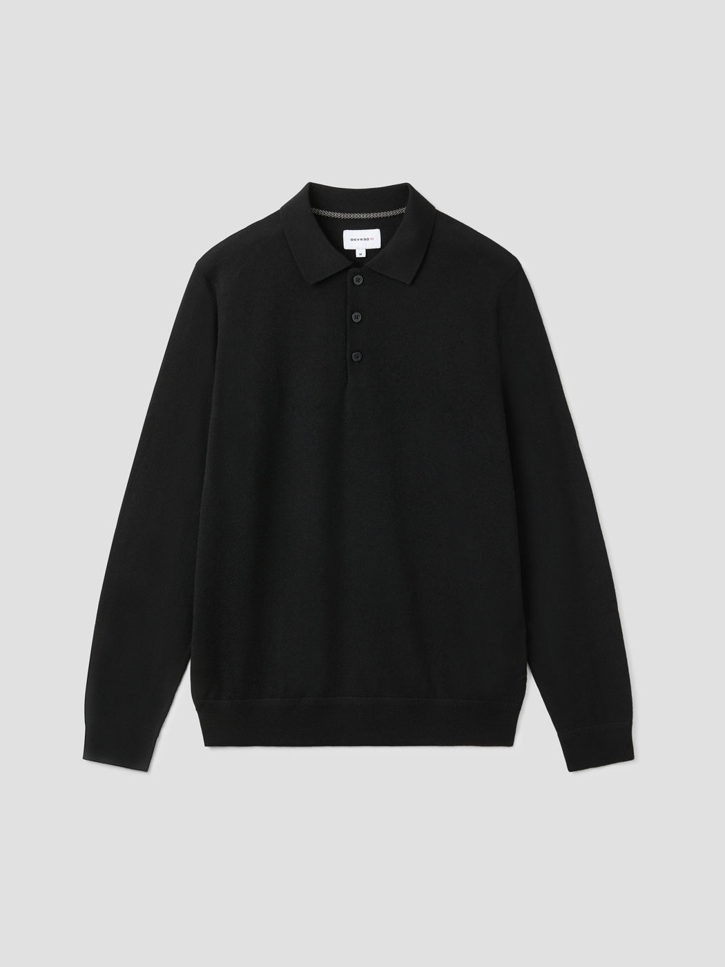 Polo boutonné en laine Mérinos - DEVRED 1902