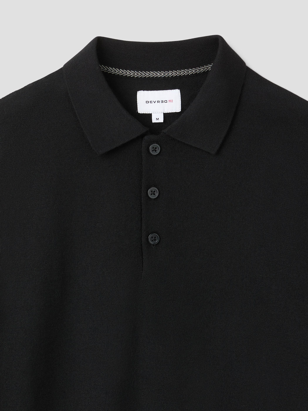 Polo boutonné en laine Mérinos - DEVRED 1902