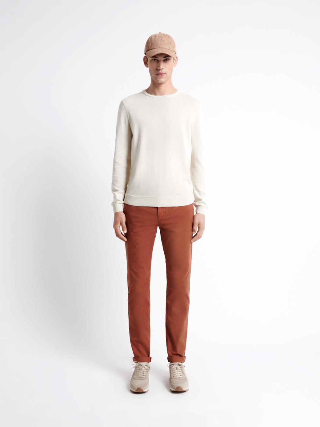 Pull col rond en 100% coton bio - DEVRED 1902
