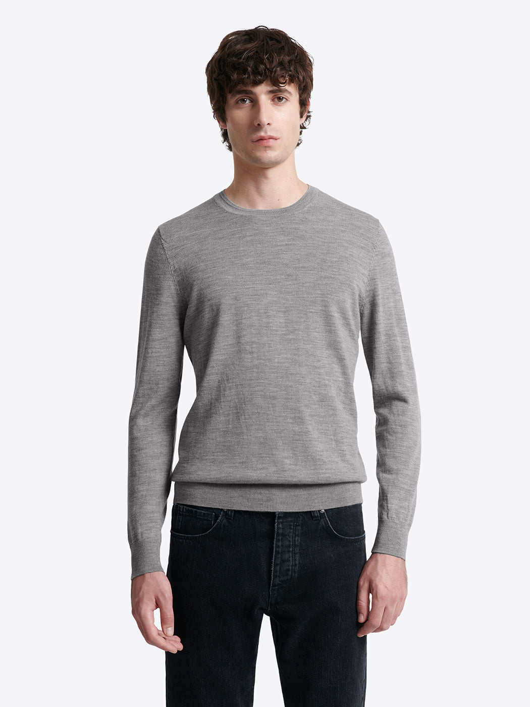 Pull col rond en laine Mérinos - DEVRED 1902
