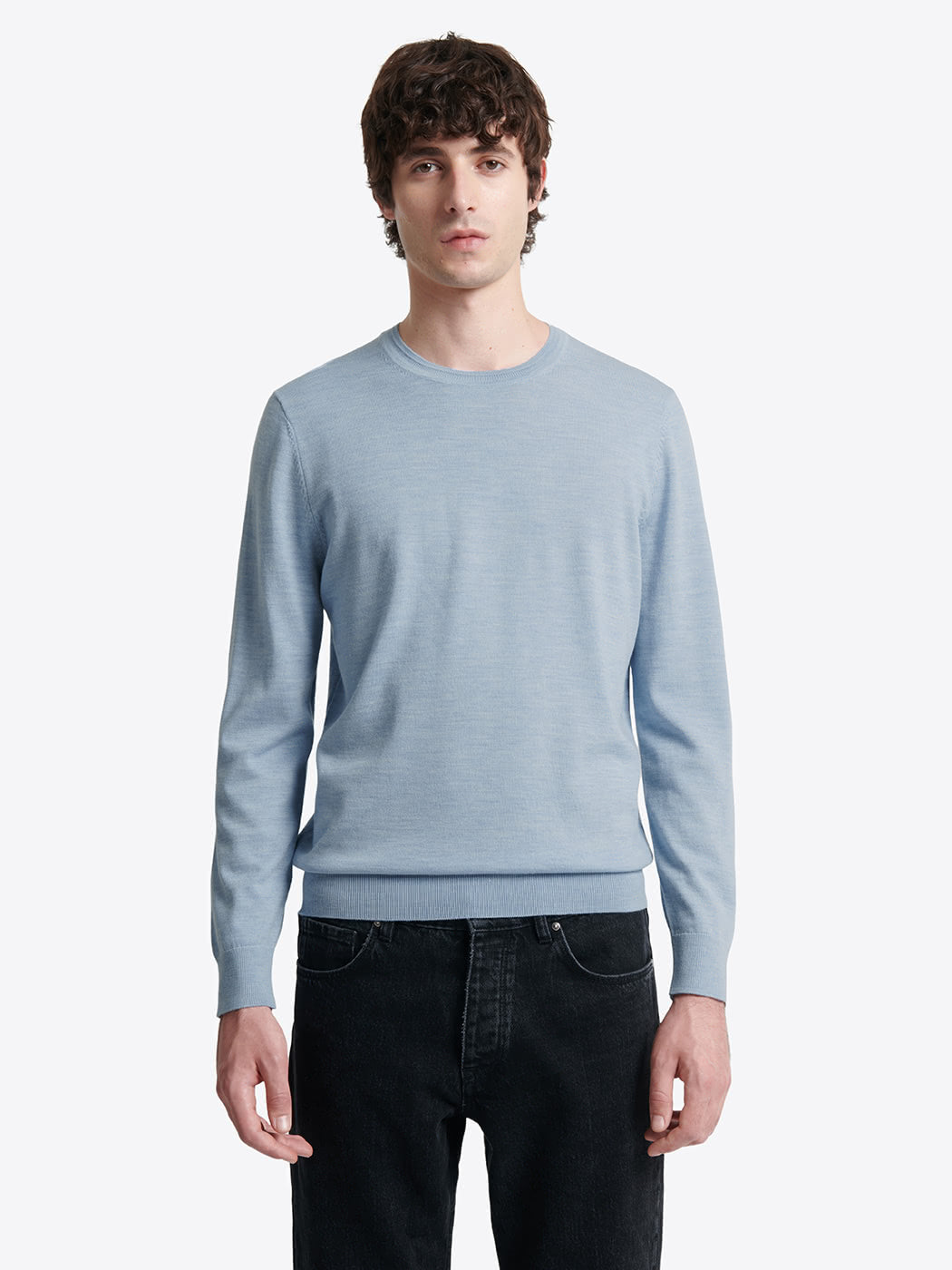 Pull col rond 100% laine mérinos - DEVRED 1902