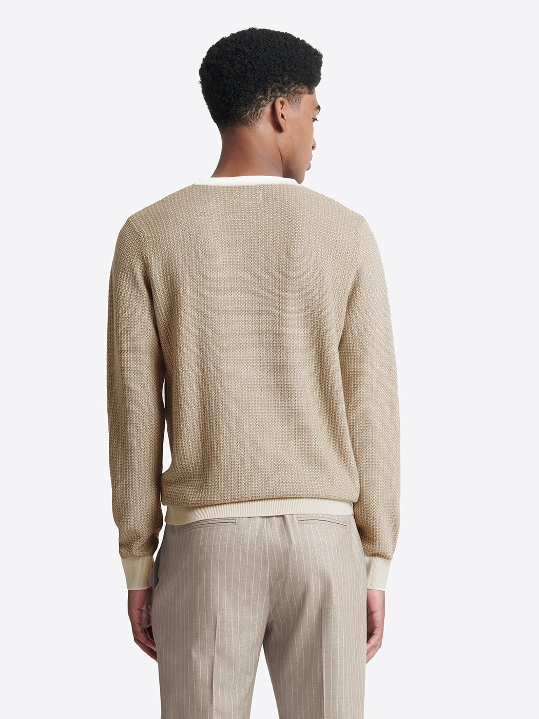 Pull col rond en coton viscose - DEVRED 1902