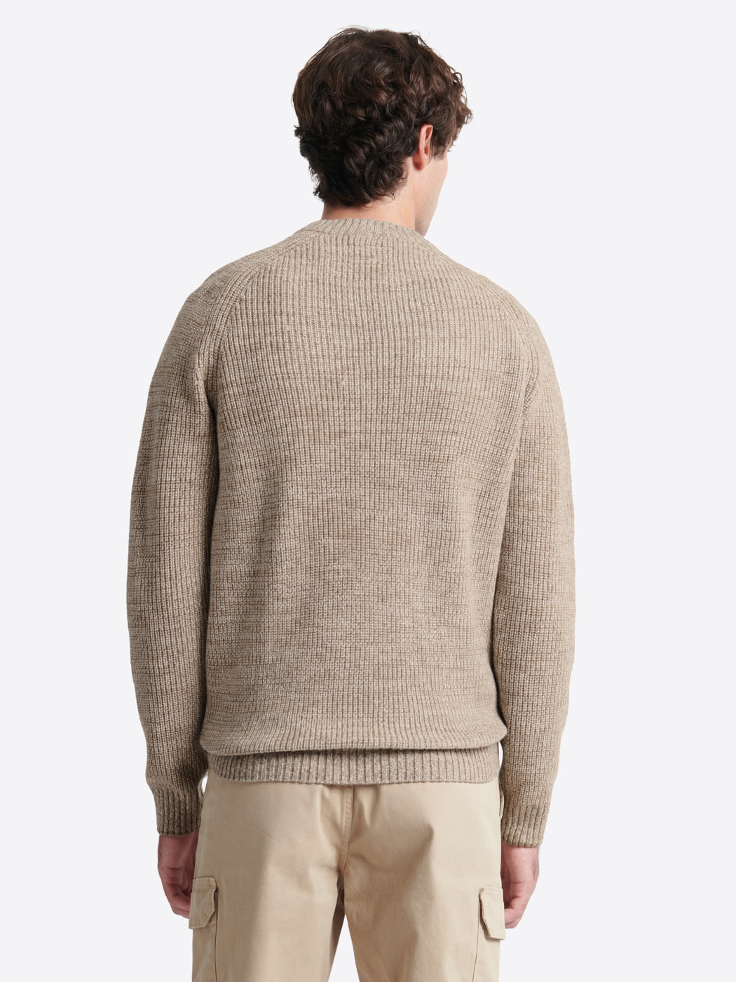 Pull col rond en coton laine majoritaire - DEVRED 1902
