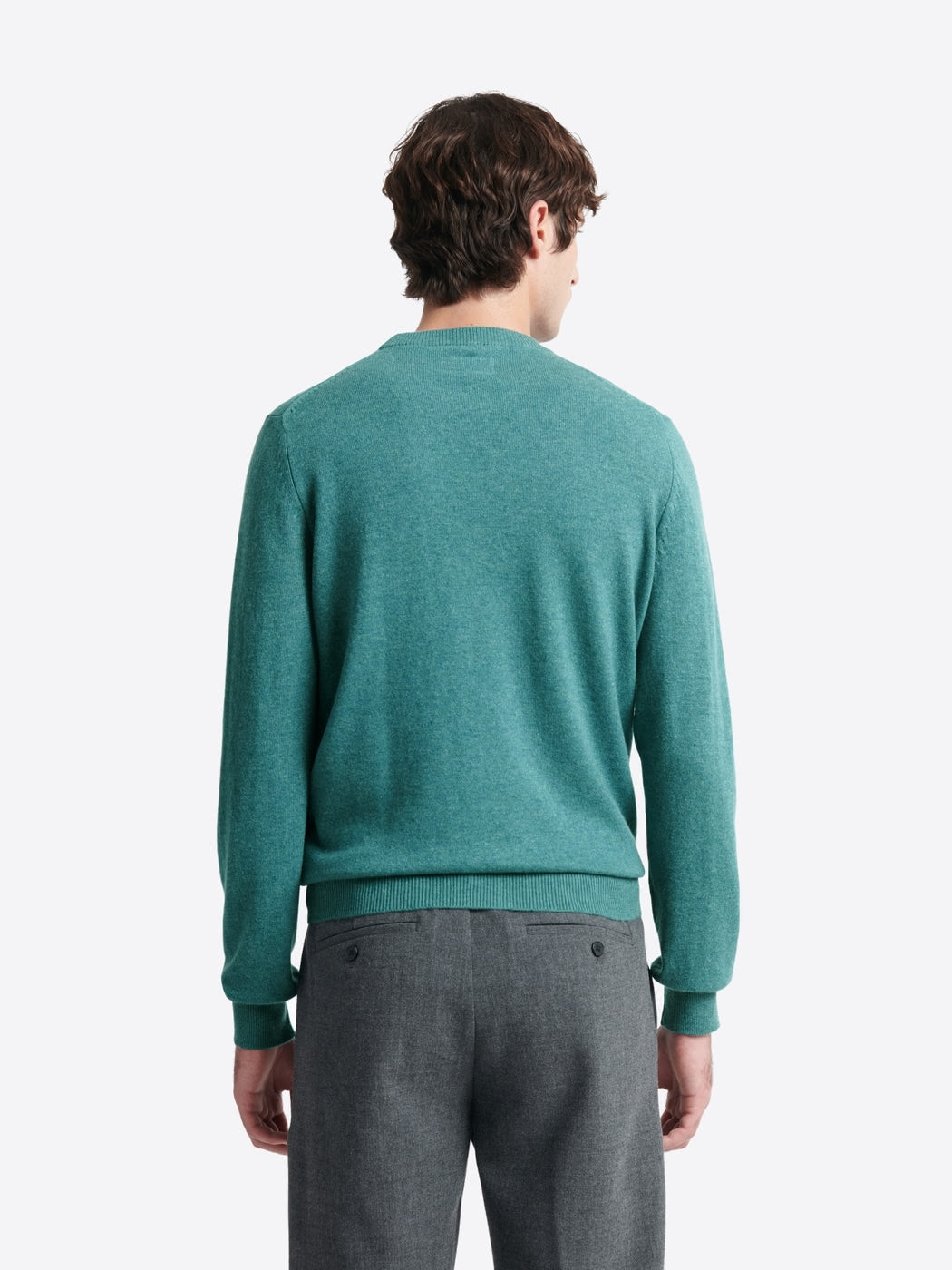 Pull col rond en cachemire chiné - DEVRED 1902