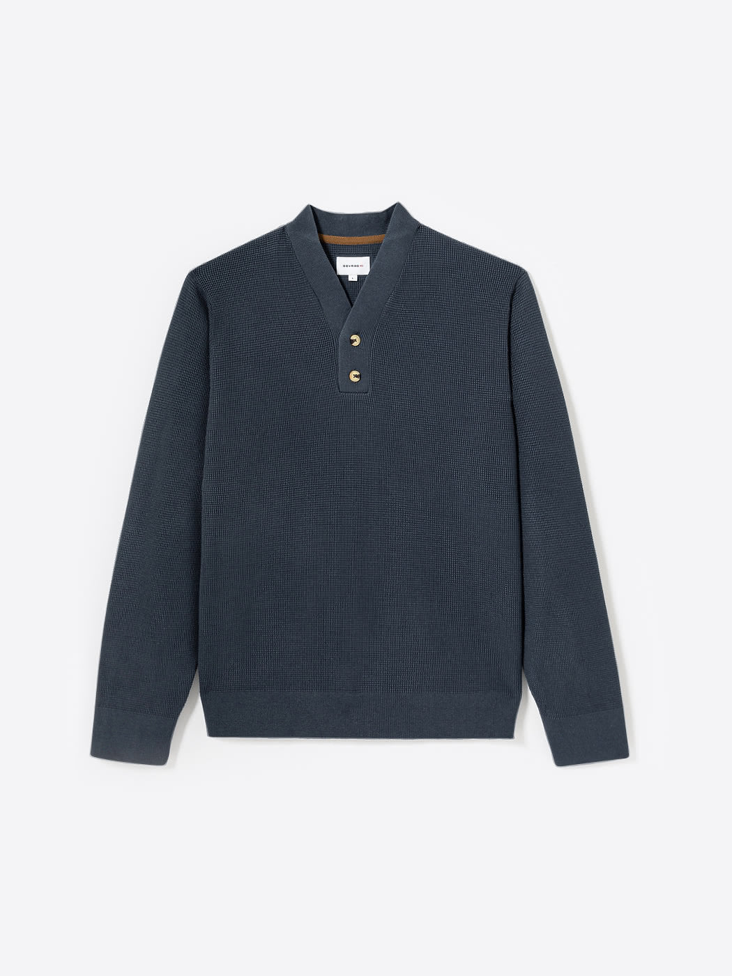 Pull col boutonné en coton - DEVRED 1902