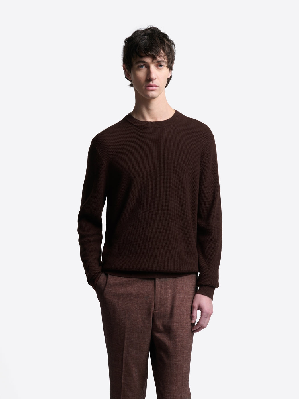 Pull col rond en laine - DEVRED 1902