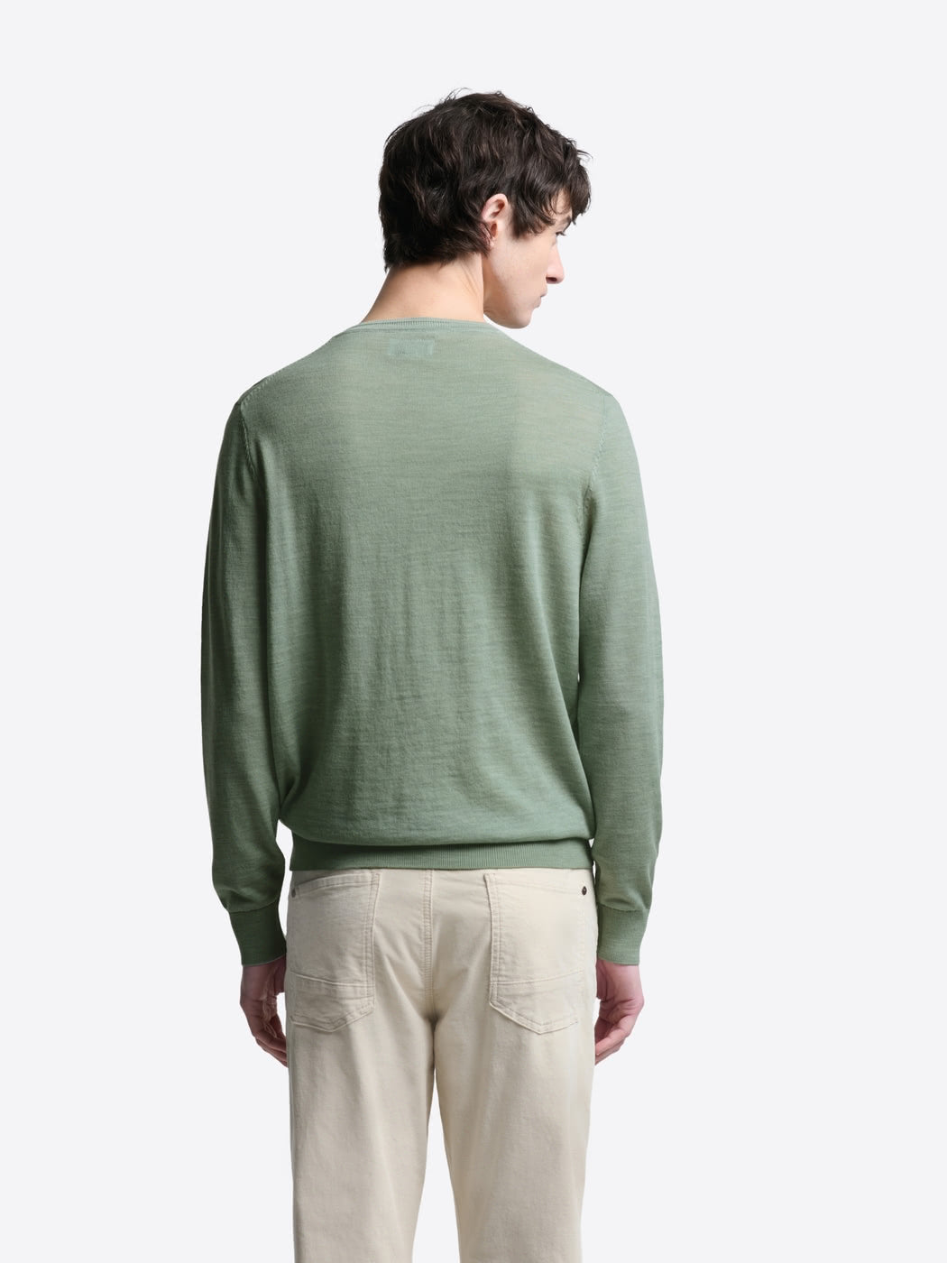 Pull col rond en laine Mérinos - DEVRED 1902