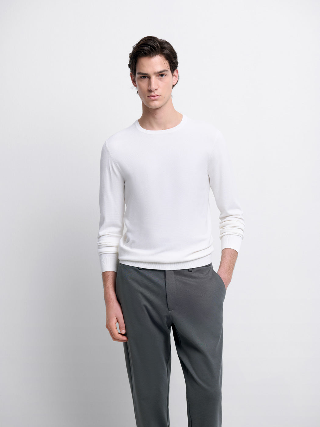 Pull col rond en viscose certifiée - DEVRED 1902