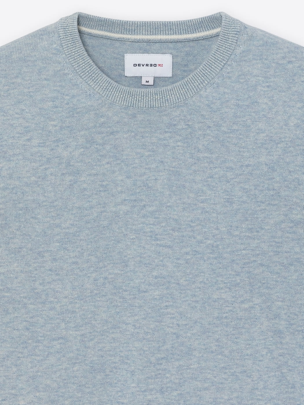 Pull col rond en coton bio - DEVRED 1902