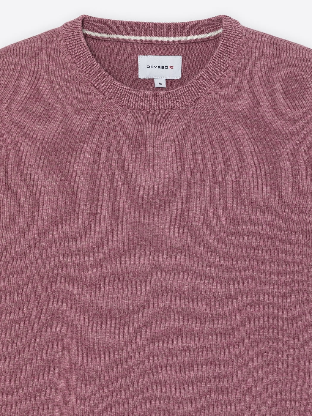Pull col rond en coton bio - DEVRED 1902