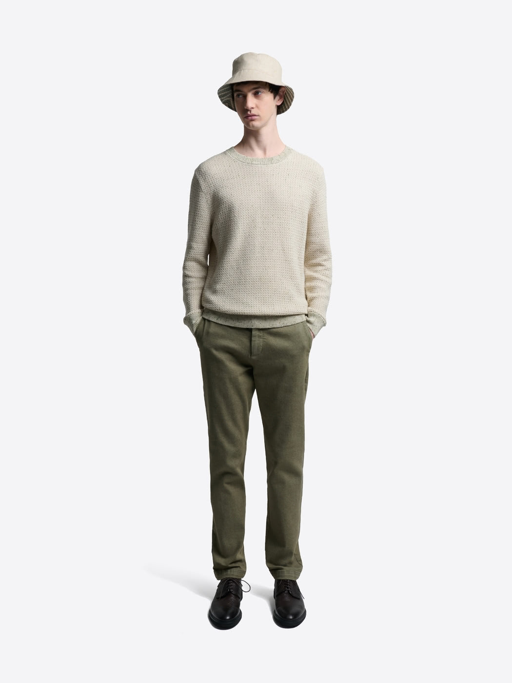 Pull col rond en coton - DEVRED 1902
