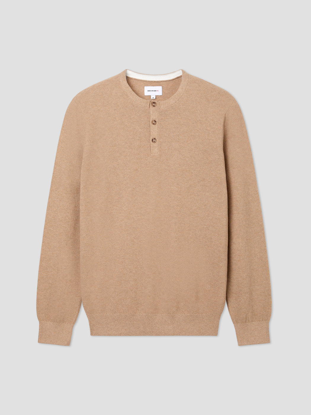 Pull boutonné en coton biologique - DEVRED 1902