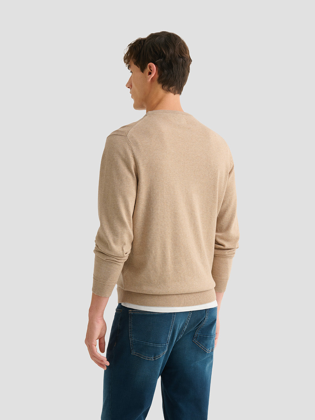 Pull col rond en coton biologique - DEVRED 1902