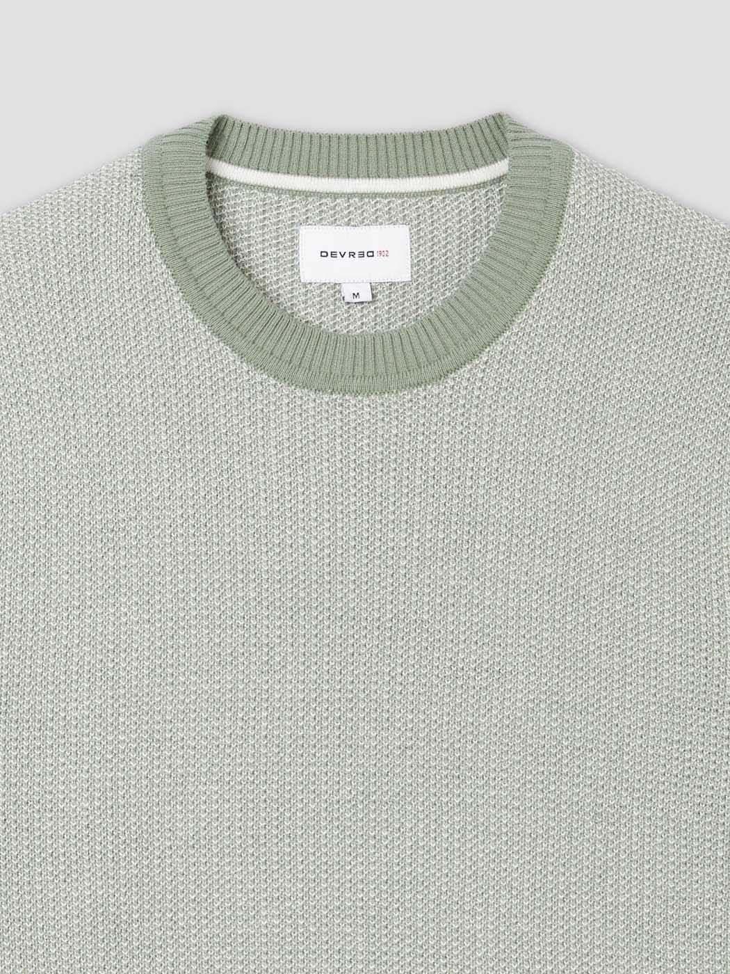 Pull col rond bicolore - DEVRED 1902