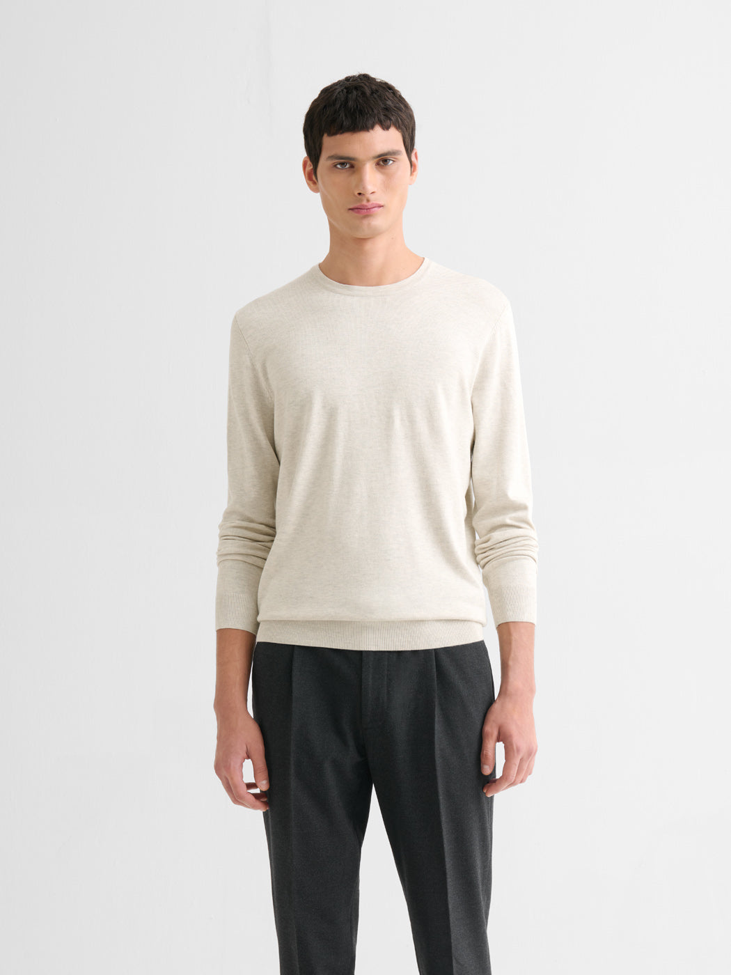 Pull col rond en jersey - DEVRED 1902
