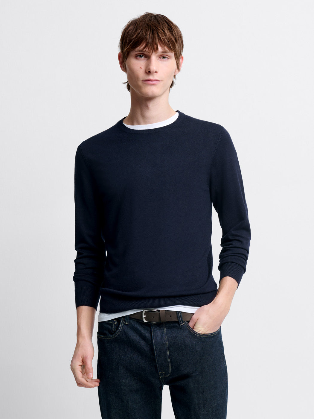 Pull col rond en viscose certifiée - DEVRED 1902