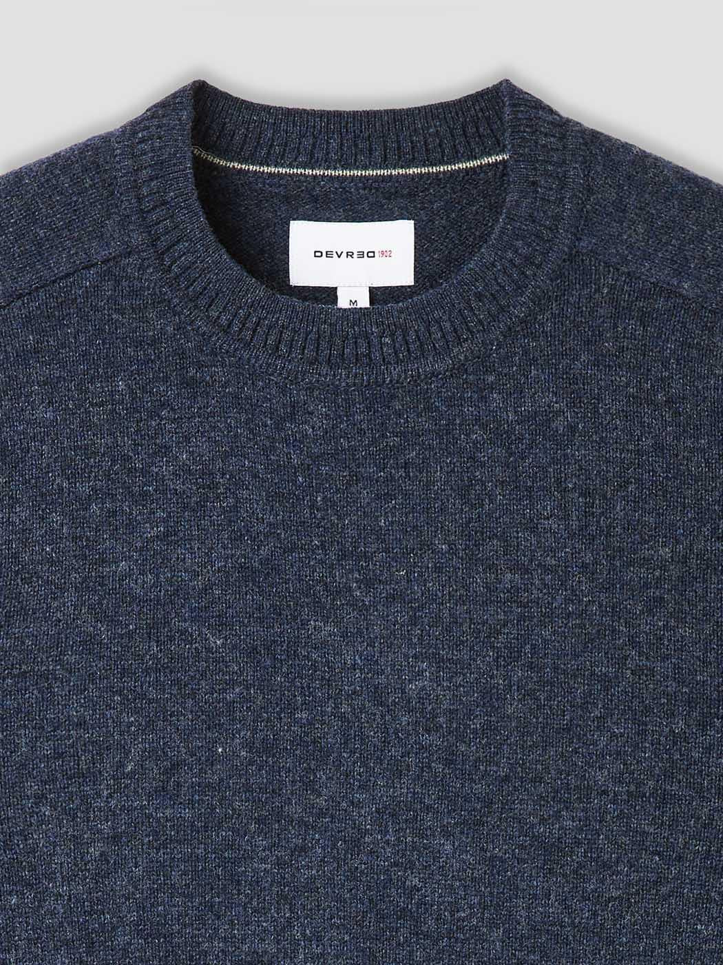Pull col rond en laine mélangée - DEVRED 1902