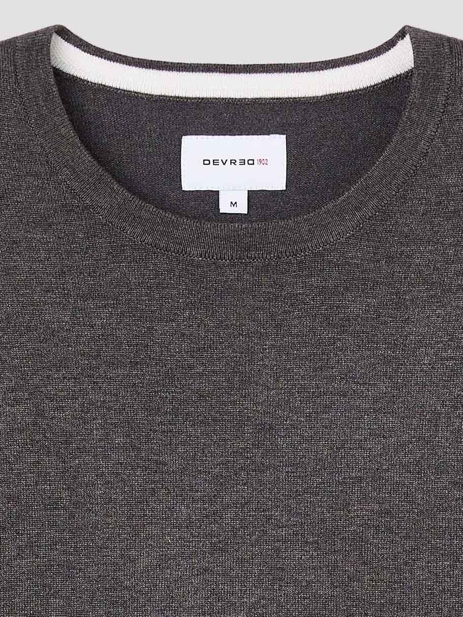 Pull col rond en jersey - DEVRED 1902