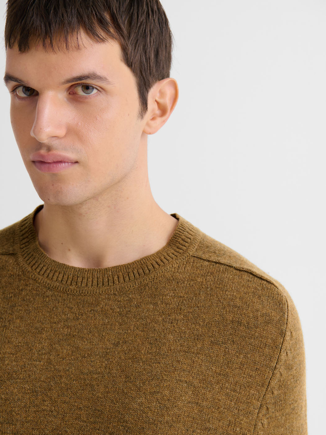 Pull col rond en laine mélangée - DEVRED 1902