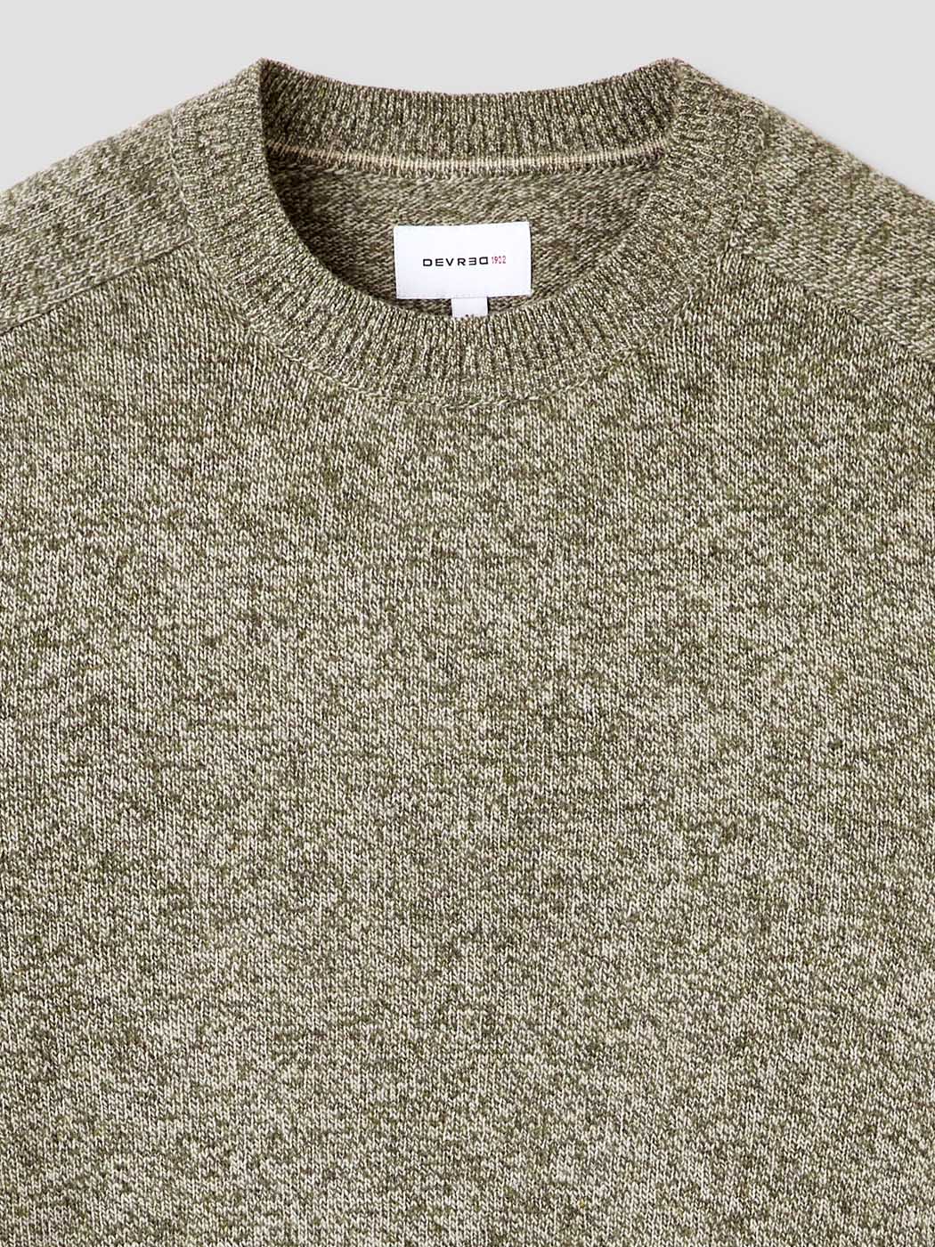 Pull col rond en laine mélangée - DEVRED 1902