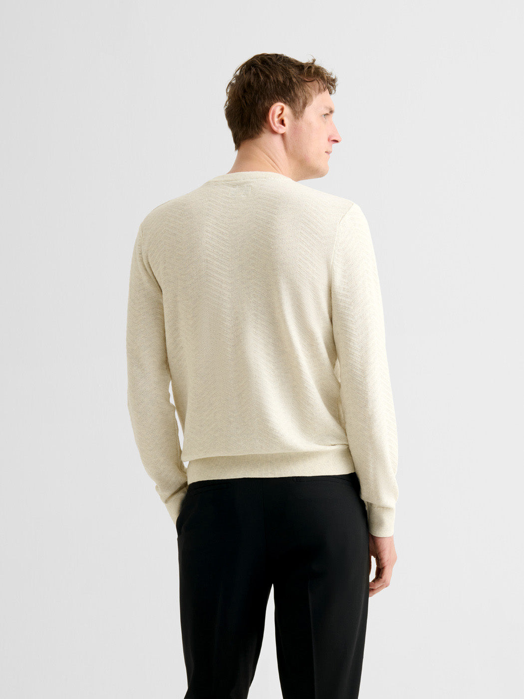 Pull col rond en coton cachemire - DEVRED 1902