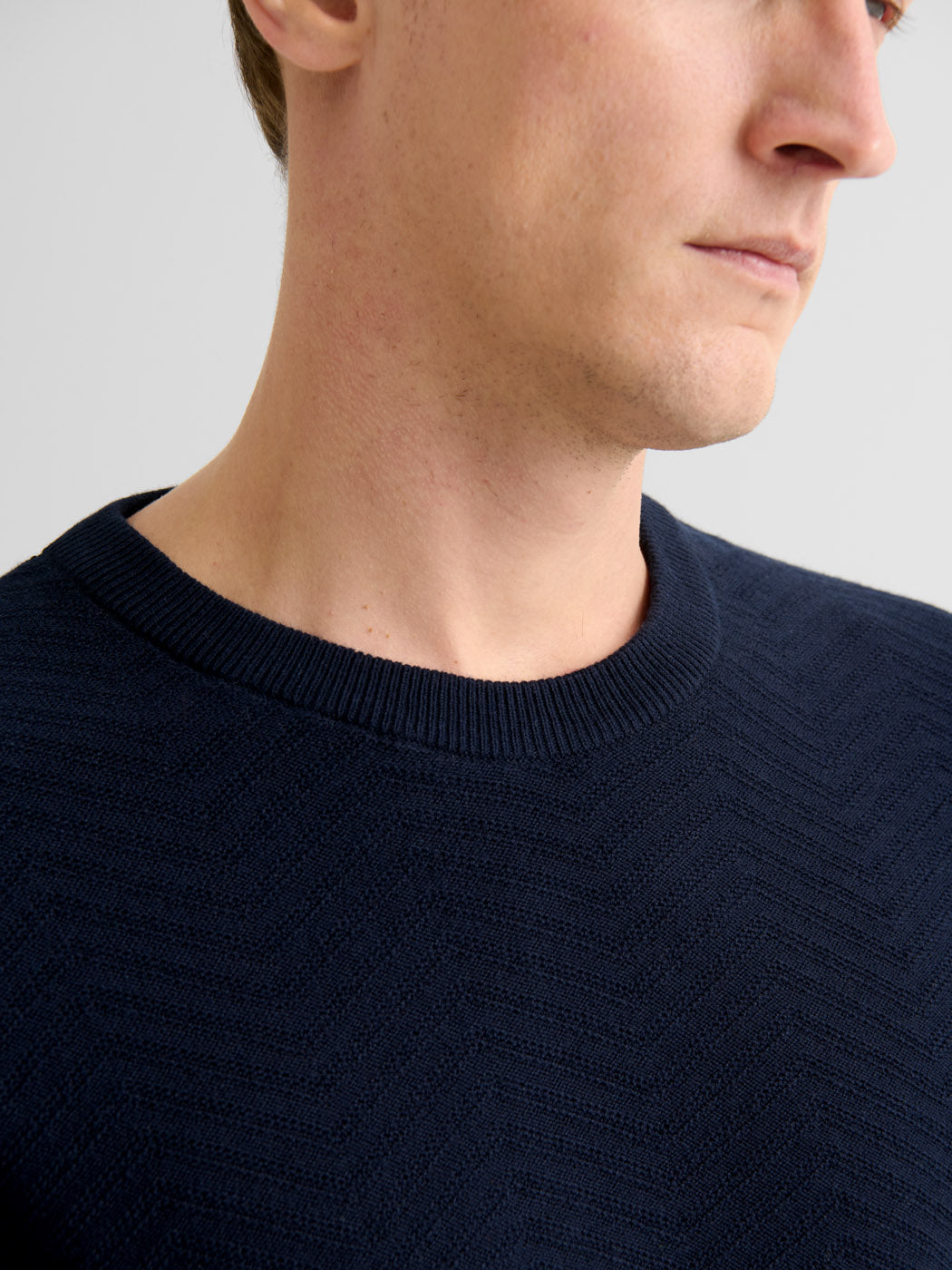 Pull col rond en coton cachemire - DEVRED 1902