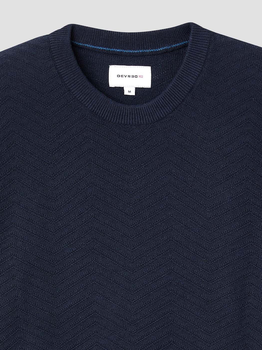 Pull col rond en coton cachemire - DEVRED 1902