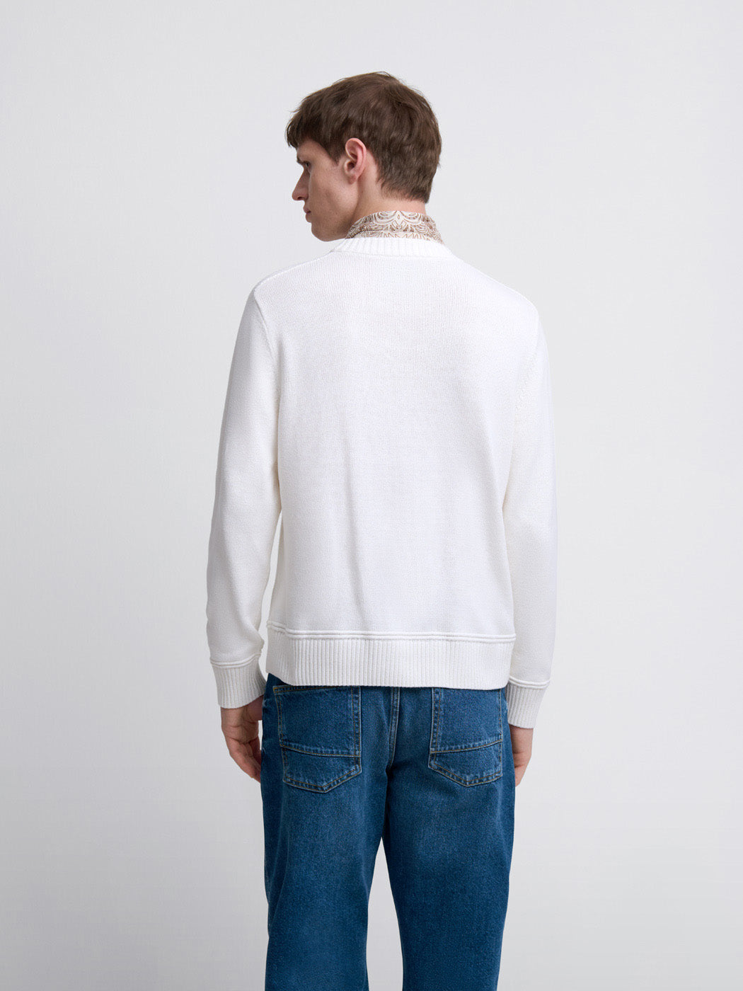 Pull col rond en coton bio - DEVRED 1902
