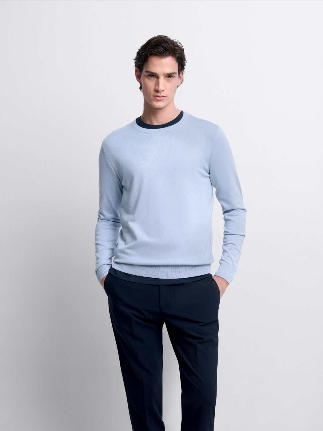 Pull col rond en viscose certifiée - DEVRED 1902