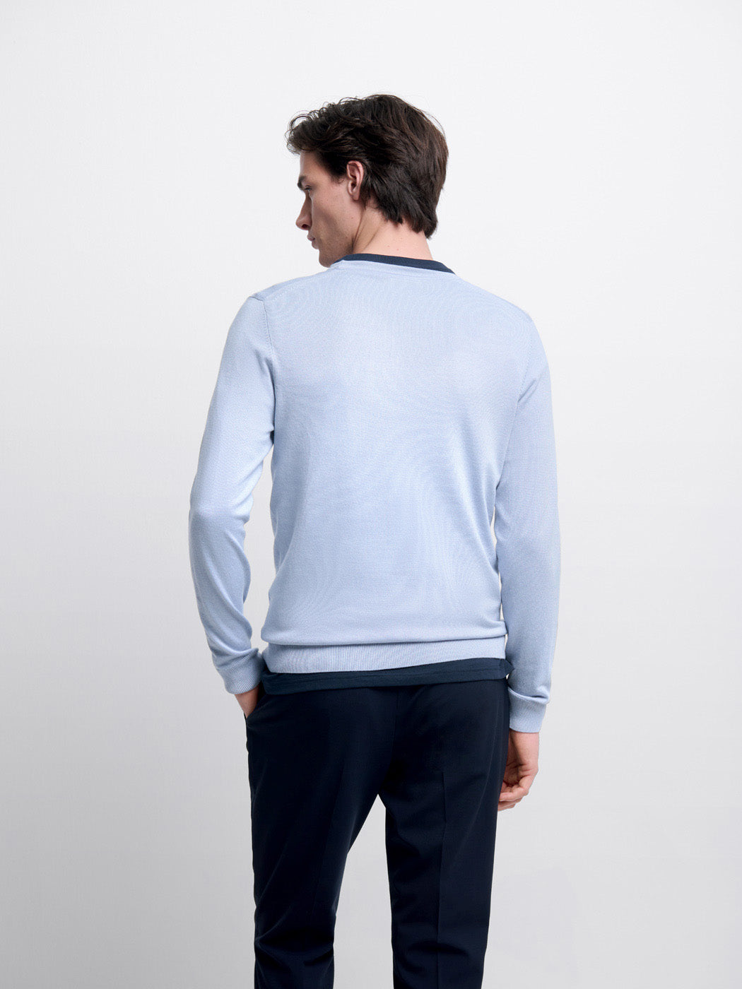 Pull col rond en viscose certifiée - DEVRED 1902