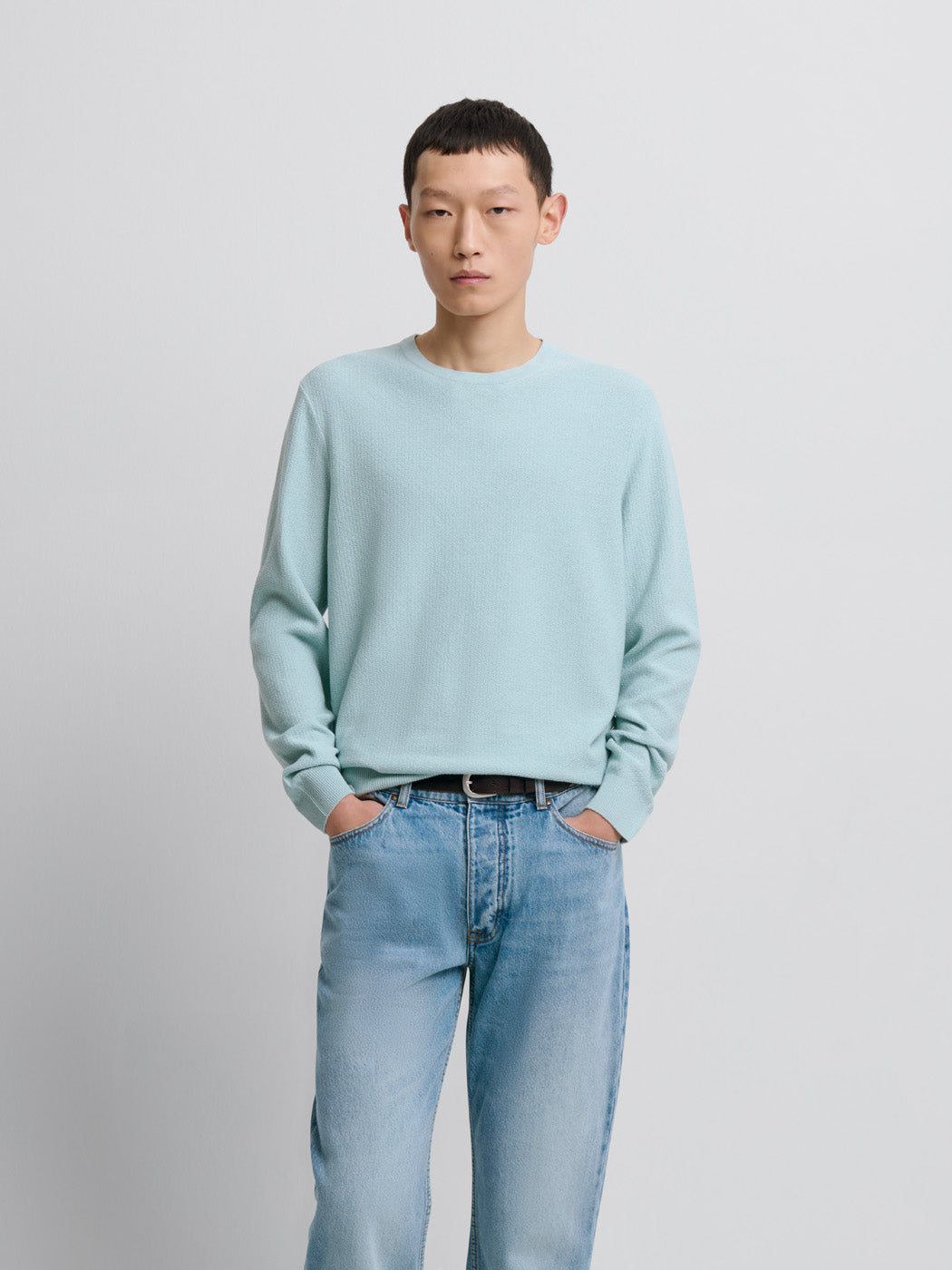 Pull col rond en coton bio - DEVRED 1902