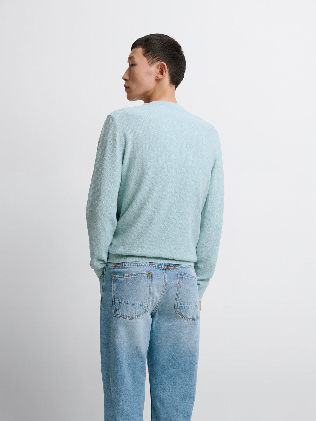 Pull col rond en coton bio - DEVRED 1902