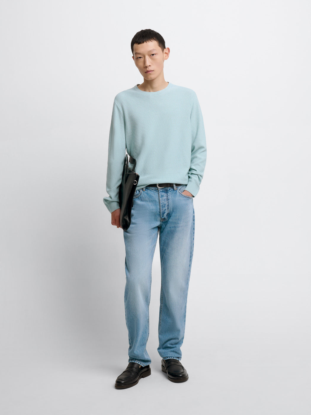 Pull col rond en coton bio - DEVRED 1902