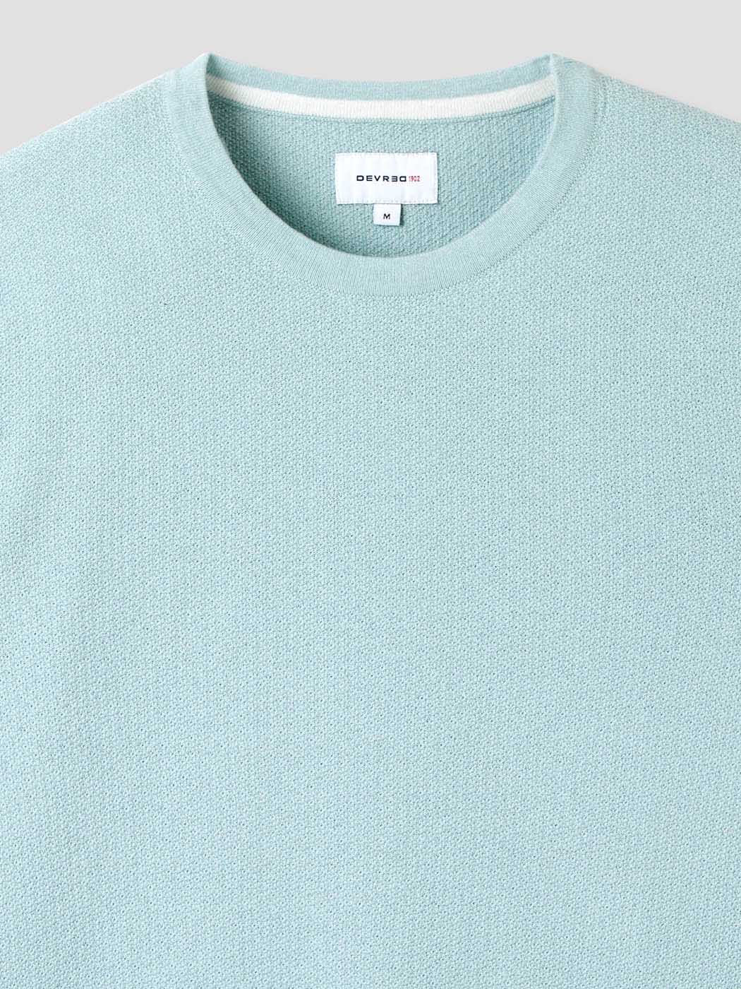 Pull col rond en coton bio - DEVRED 1902