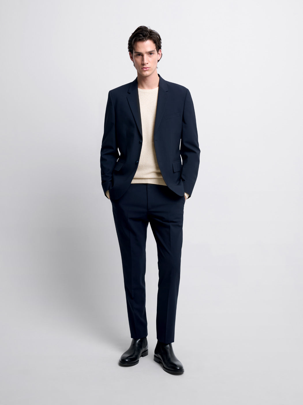 Pull col rond en coton bio - DEVRED 1902