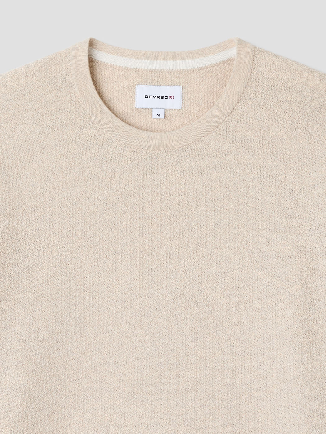 Pull col rond en coton bio - DEVRED 1902